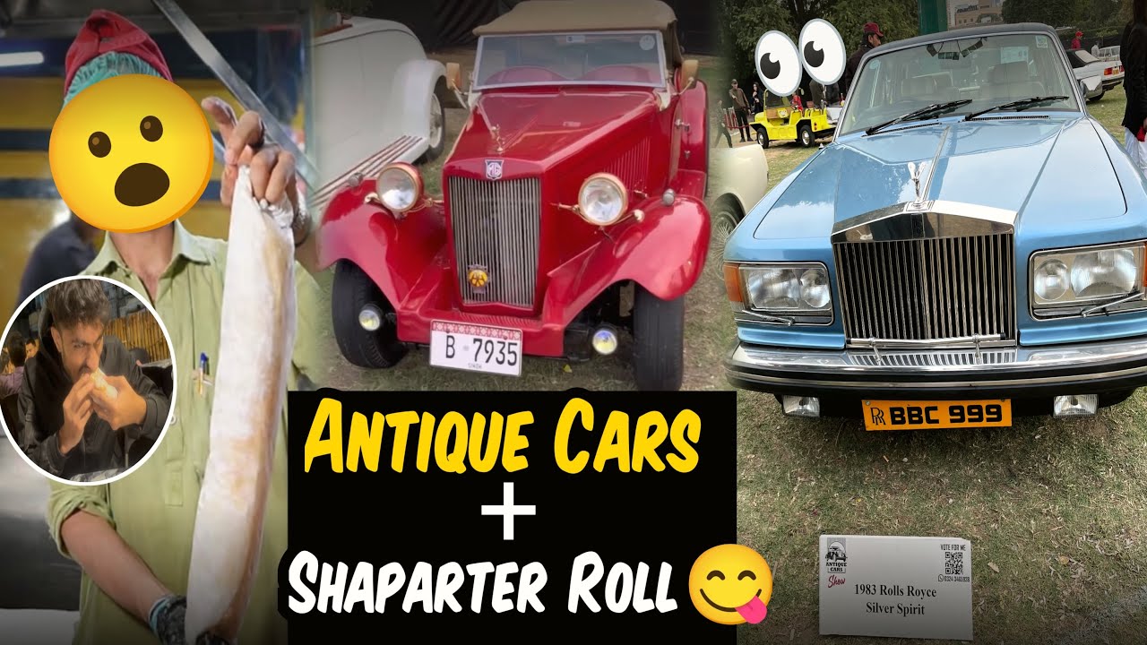 Old is Gold – Antique Cars 🚗✨Show Me Full Royal Vibes 👑Aur Sharper Roll ka Swag 🌯 🔥