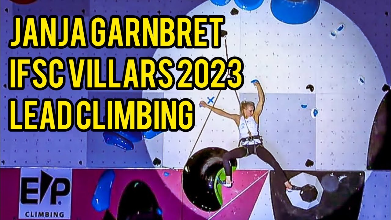 Janja Garnbret - IFSC Villars 2023 | lead climbing