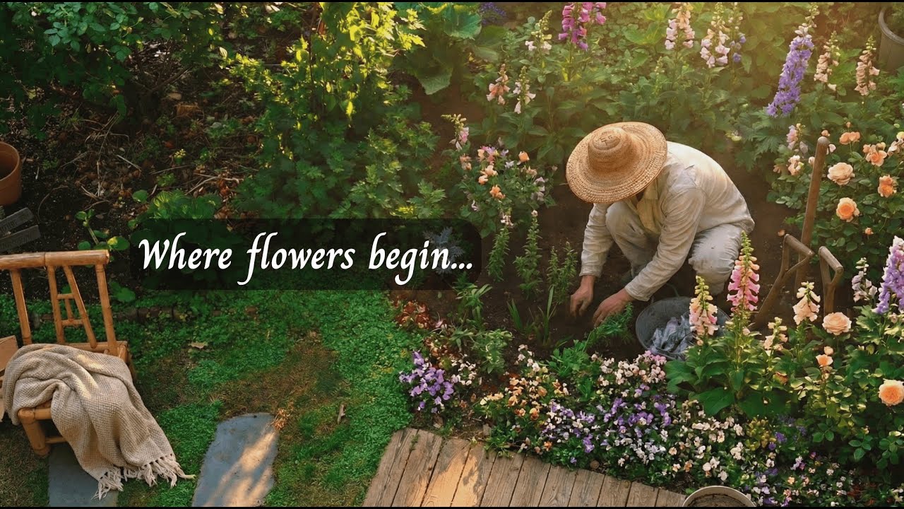 【Life, Slowly — Countryside】 Where flowers begin... — (Relaxing Playlist Music for Stress Relief)