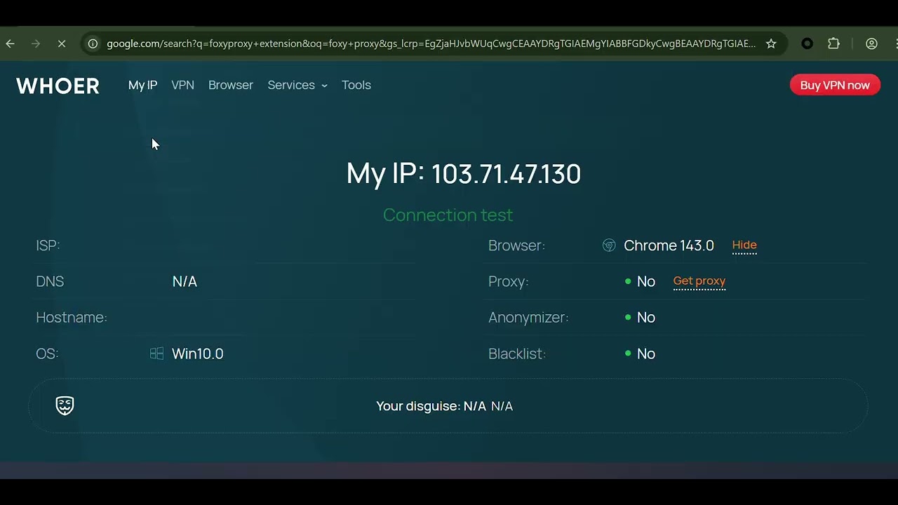 How to connect dichvusocks socks5 ip to chrome browser