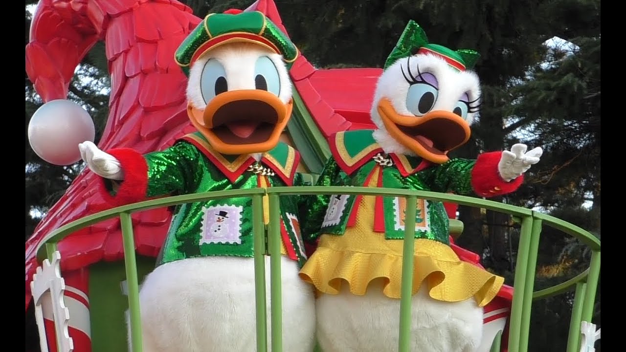 ディズニー･サンタヴィレッジ･パレード〔ドナルド･デイジーポジ〕【TDL】2014/12/13