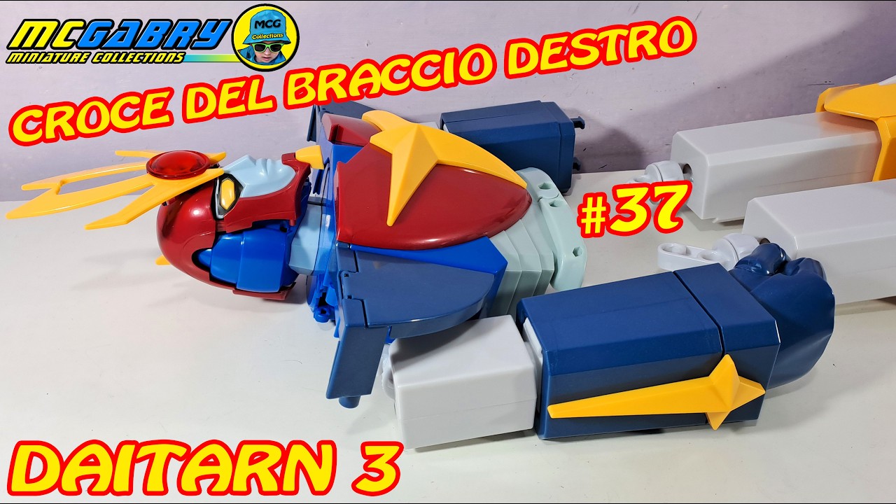 DAITARN 3 GAZZETTA N.37 CROCE DEL BRACCIO DESTRO E RIVESTIMENTO DEL COLLO - UNBOXING EDICOLA