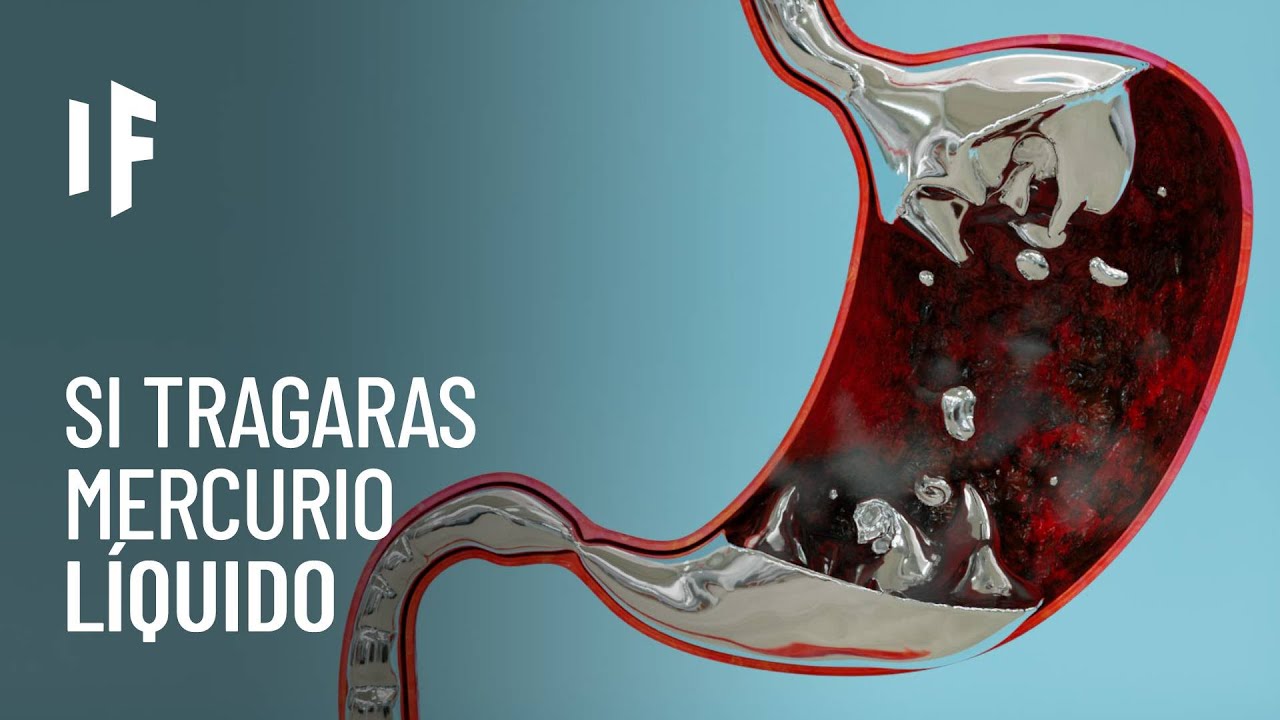 ¿Qué pasaría si tragaras mercurio líquido?