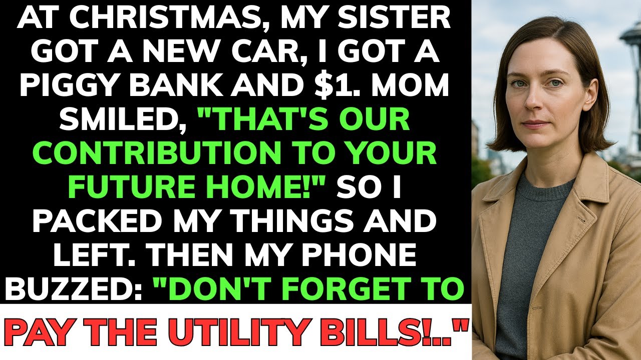 At Christmas, My Sister Got A New Car, I Got A Piggy Bank And $1. So I Packed My Things And Left...
