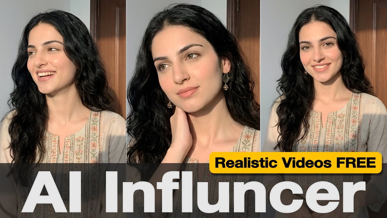 Make Realistic AI Influencer Videos For Free | Real Life Influencer