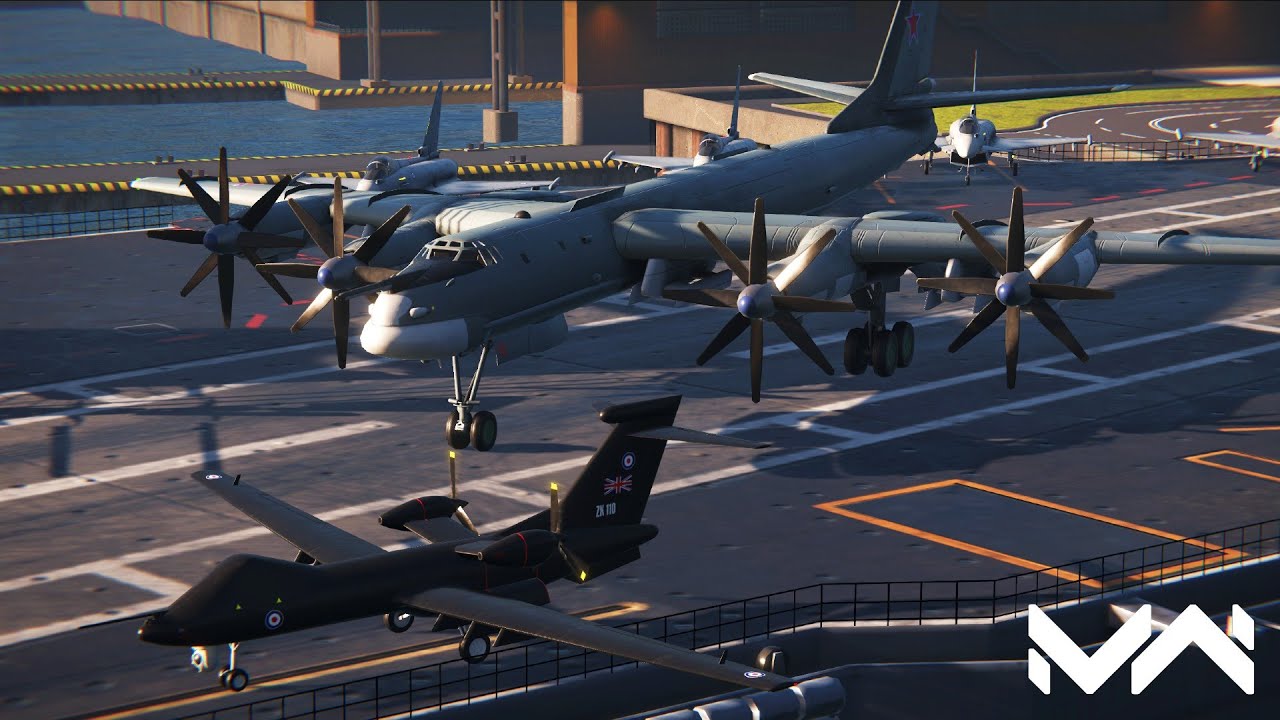 Tu-95MS Bear-H - Slow Bomber but have Massive Health Point - Modern Warships