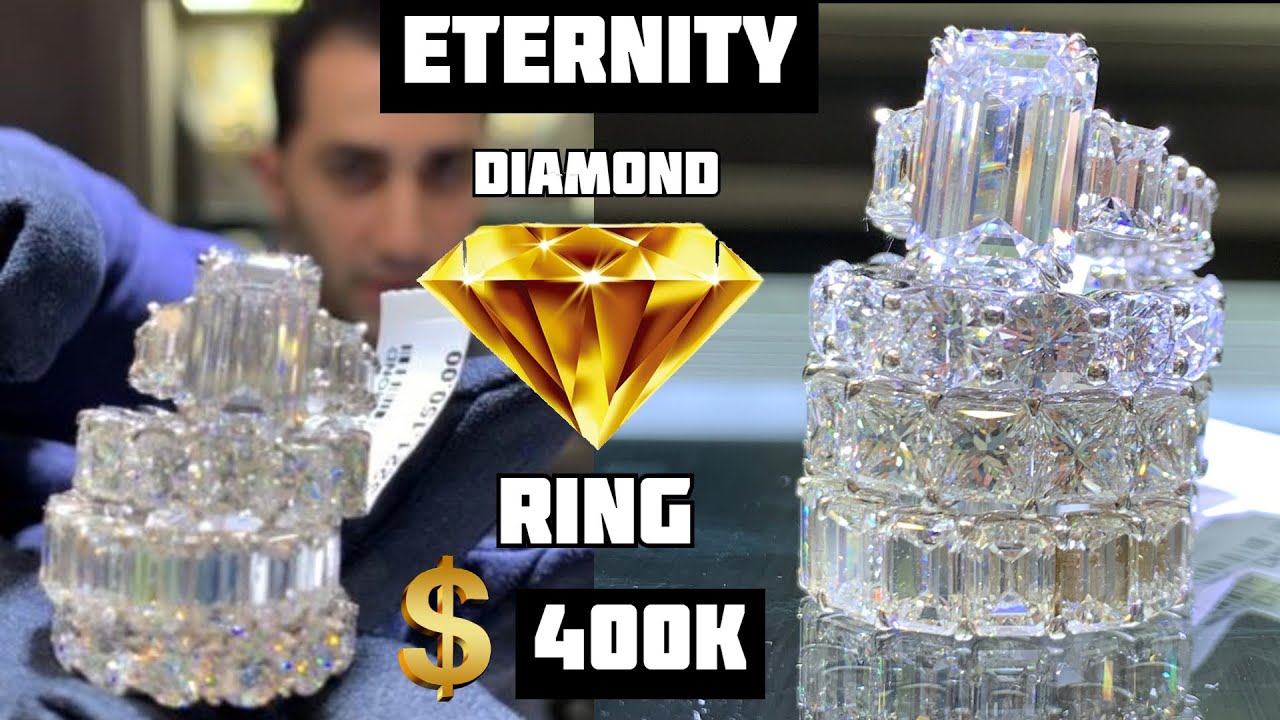 HOW many KARATS for this INSANE $400K Eternity DIAMOND Ring?