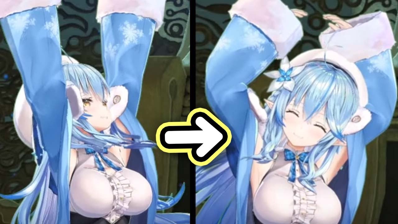 Lamy Posing Her Arms In 3D Looks So Cute 【ENG Sub/Hololive】
