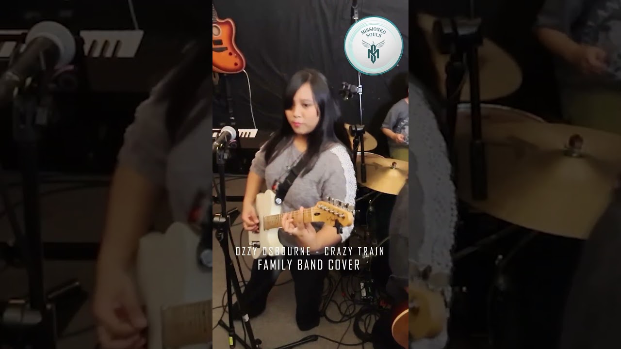CRAZY TRAIN | Missioned Souls #familyband #cover #studiocover #siblings @ozzyosbourne