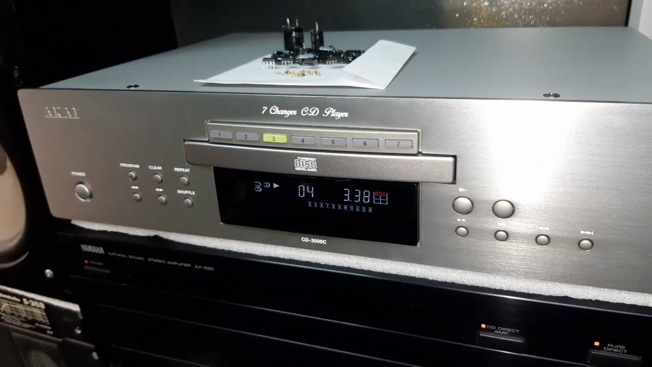 AKAI CD-3000C немає вихідного сигналу