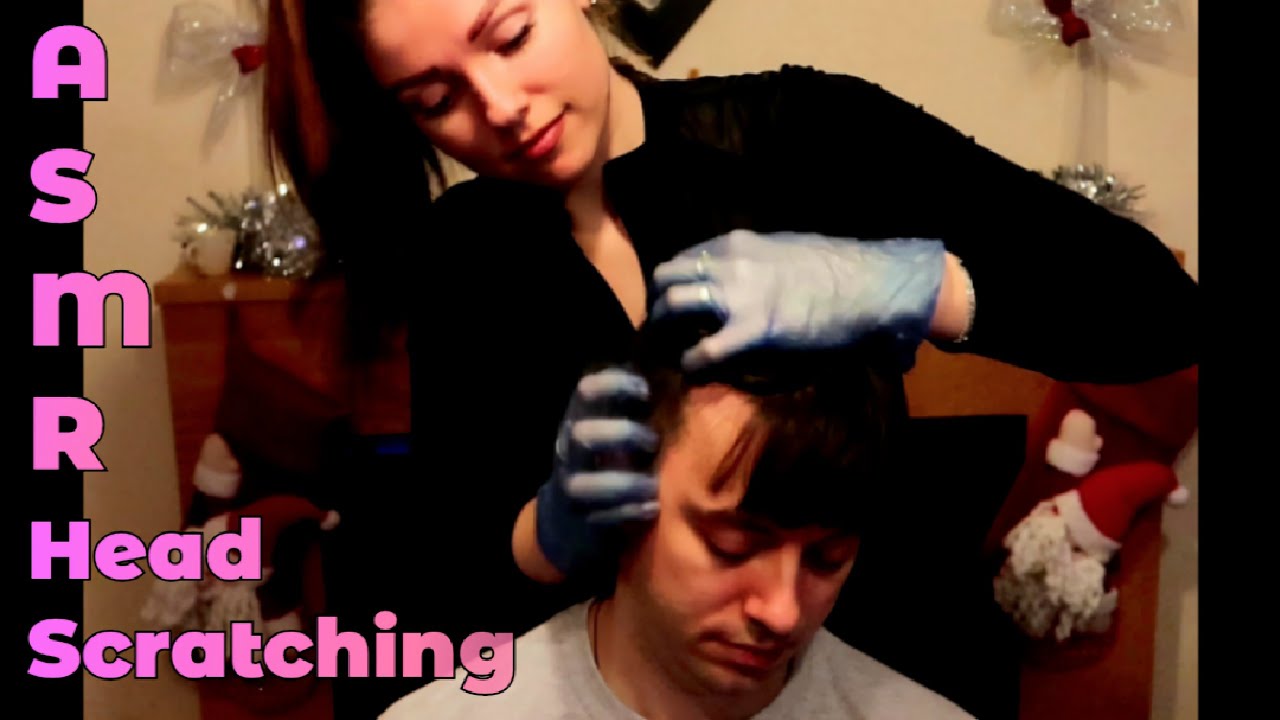 ASMR| Amazing Head Scratching With Gloves #asmr #relaxation #sleep
