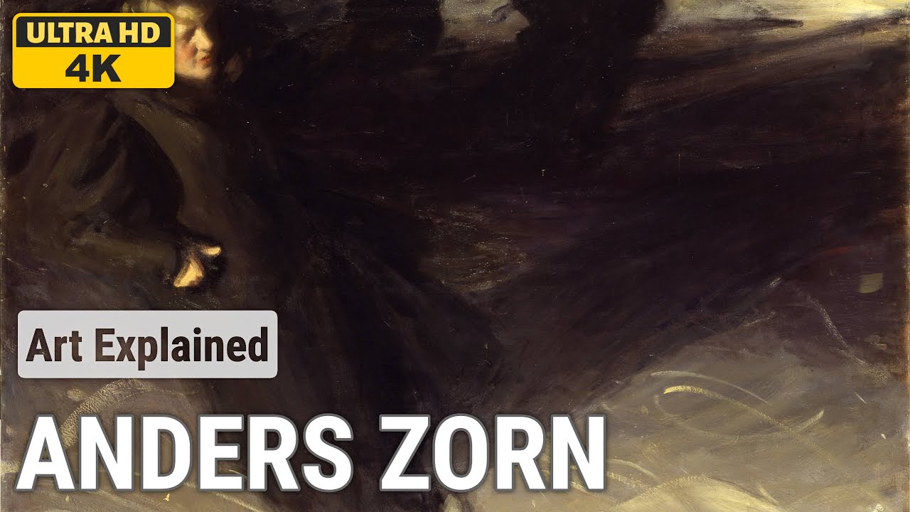 Anders Zorn: A collection of 10 oil paintings with title and year, 1897-1900 [4K]