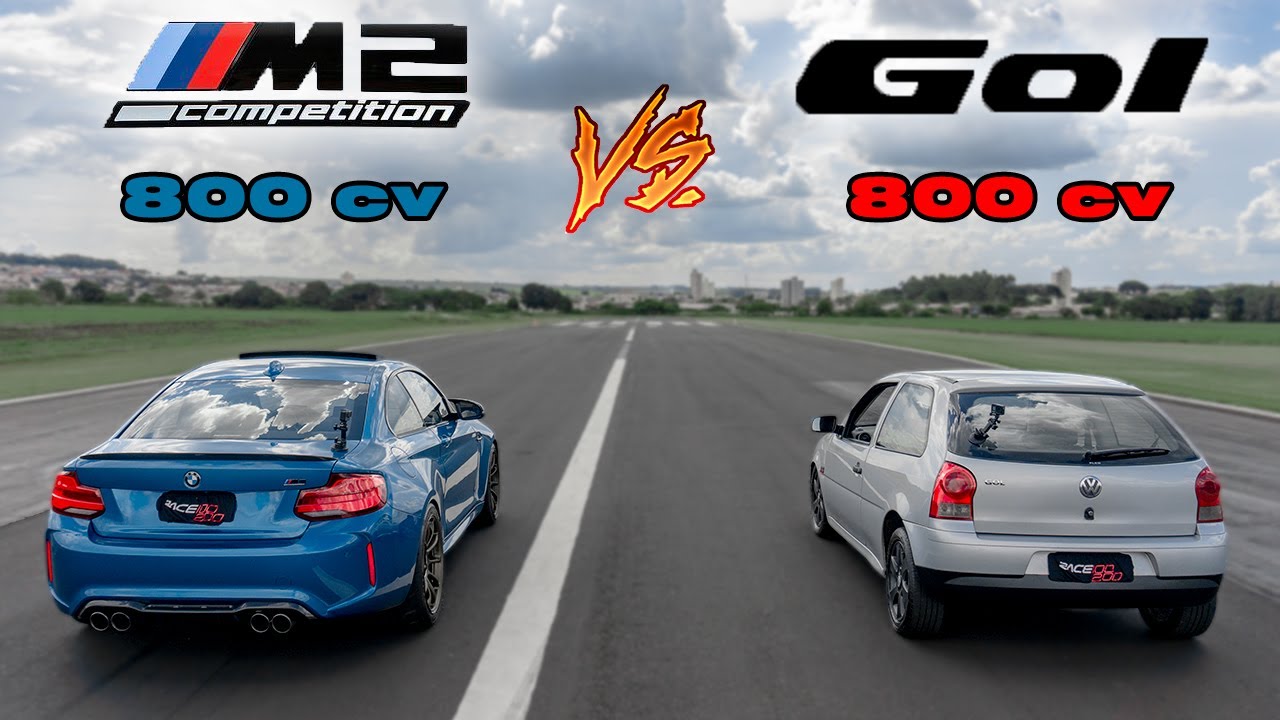 GOL 800 CV VS BMW M2 COMPETITION 800 CV | BMW APANHOU???