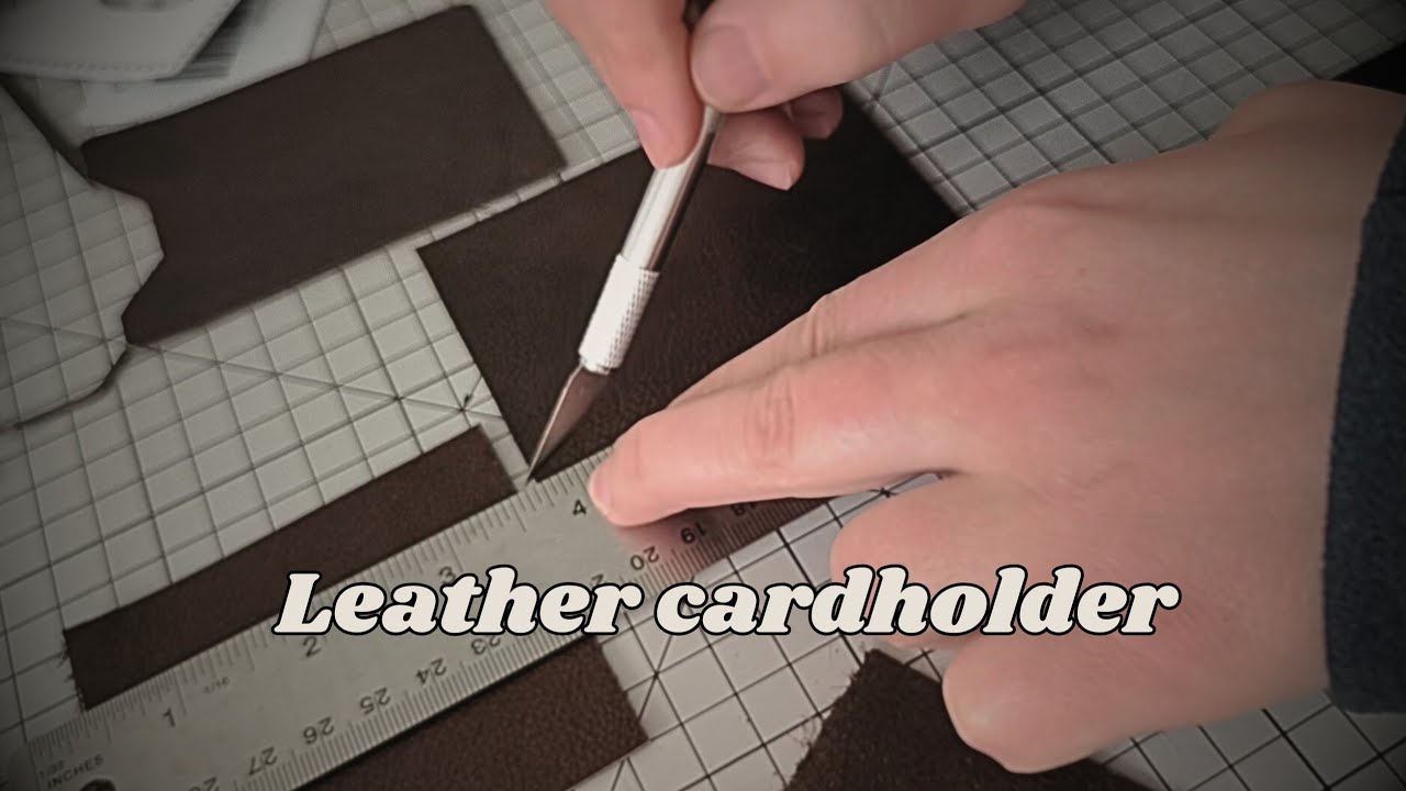 Making a Leather Cardholder | Calm Leathercraft Process