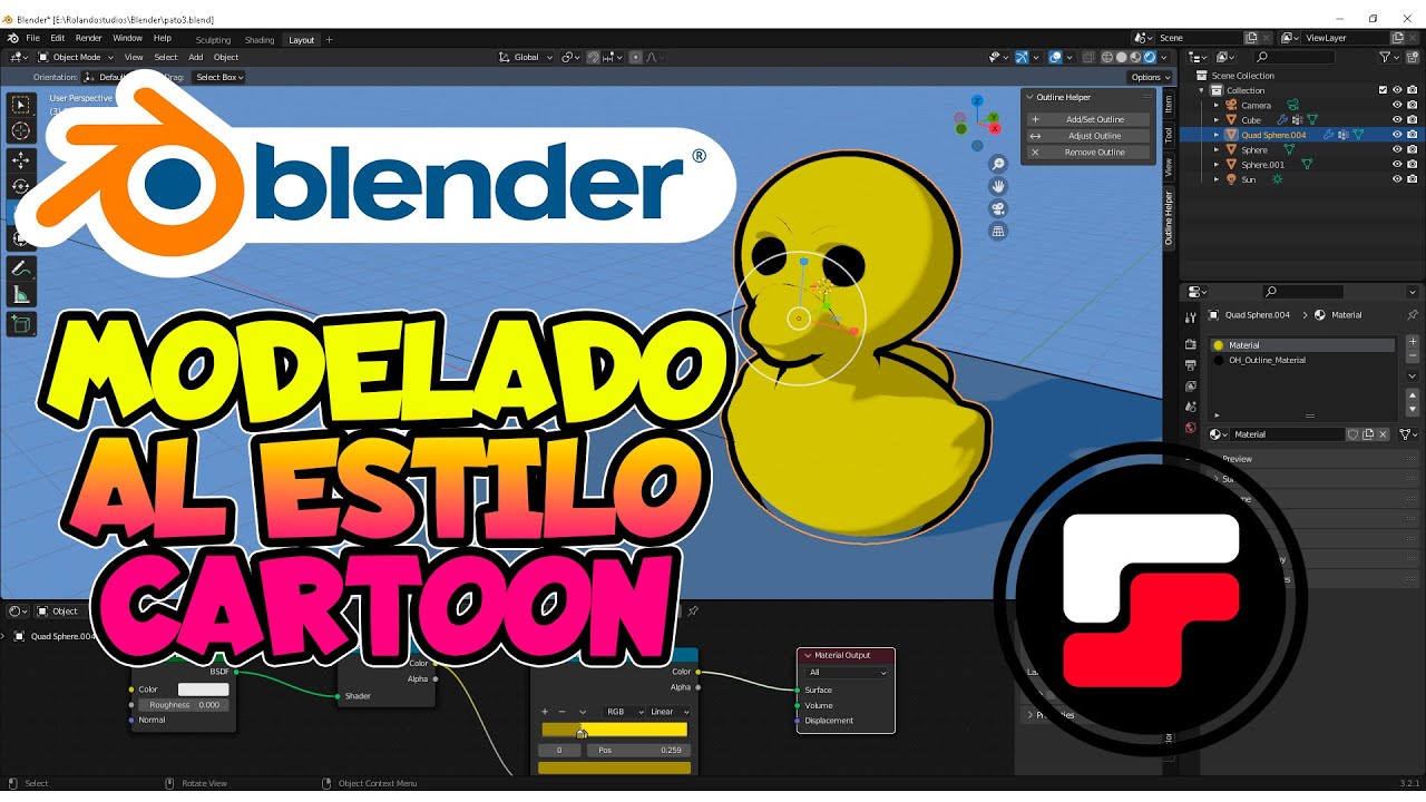 Modelado Blender al estilo cartoon