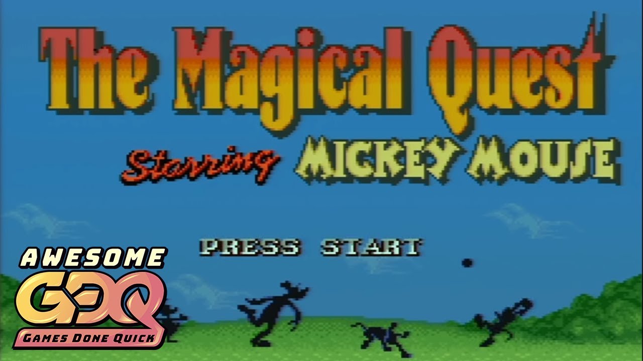 The Magical Quest Starring Mickey Mouse by Le Hulk in 17:53 - AGDQ2019