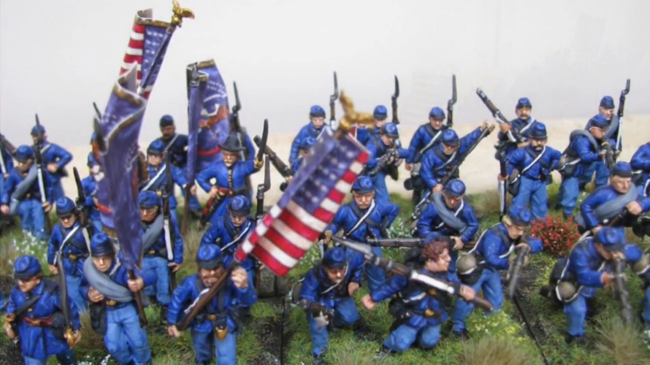 28mm Perry Miniatures Acw Army Painted In Three Months For Gettysburg Battle