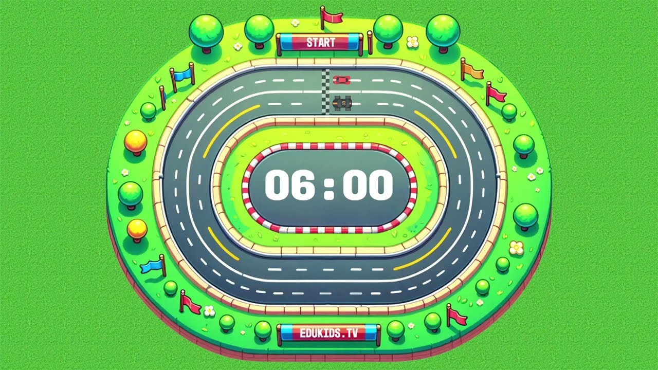6 Minuten Countdown Timer [🏎️ Race ⏱️]