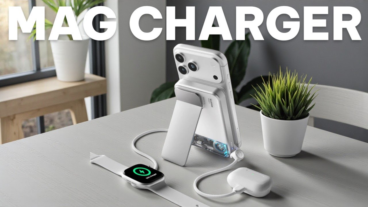 Sharge ICEMAG 3 против традиционных портативных зарядных устройств.