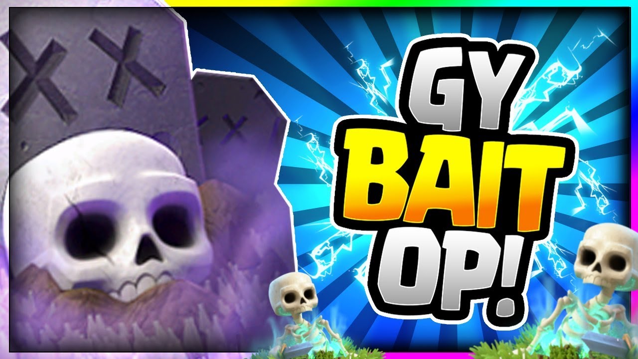 INSANE GRAVEYARD BAIT DECK is OP!! Ladder Deck + Challenge Deck - Clash Royale