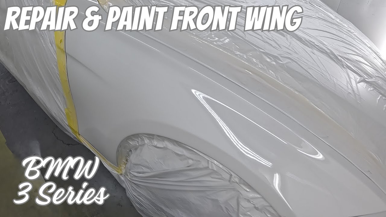 Dent Repair and Spraying BMW Front Wing