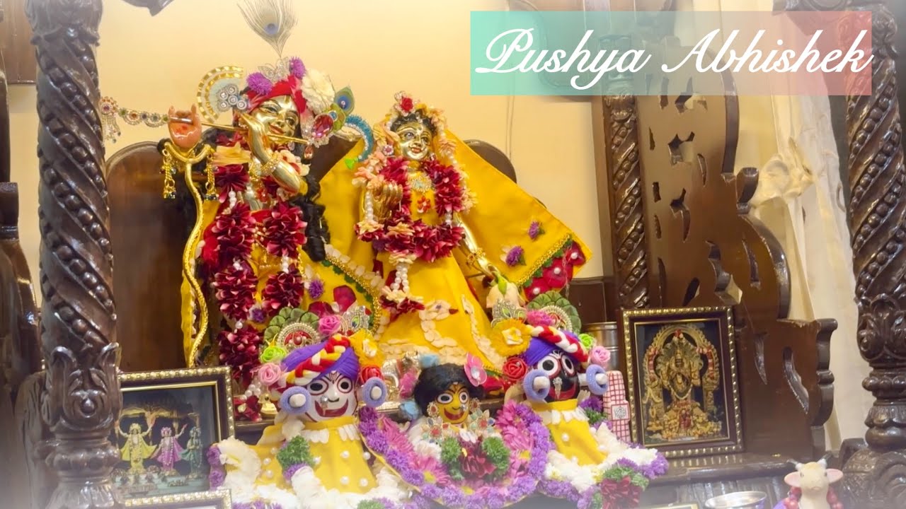 Pushya Abhishek Radha Vibha Krishna @Iskcon.Bhakta.Bhosari