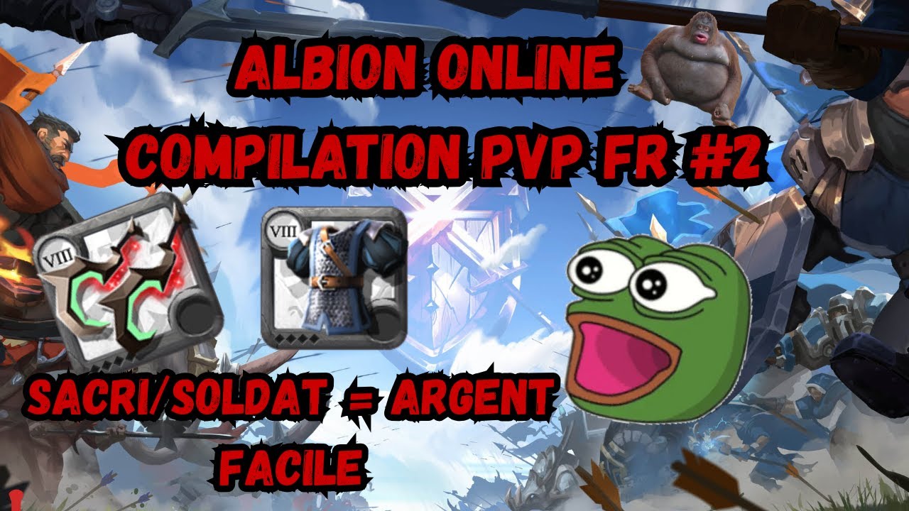 ARMURE DE SOLDAT/SACRIEUR INCROYABLE | PVP FR #2 ALBION ONLINE