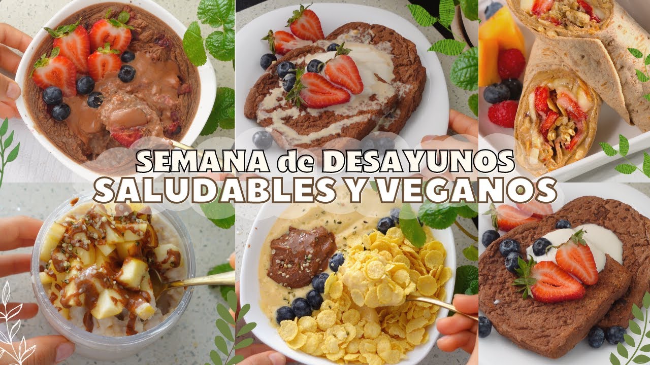 DESAYUNOS SALUDABLES, FÁCILES Y DELICIOSOS que TIENES que PROBAR! | Lo que desayuné esta semana🤍