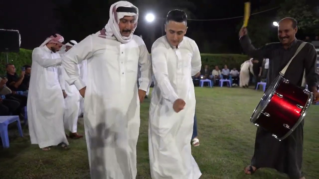 غسان العزاوي مع الشيخ أبو زين عرس مصطفى احمد