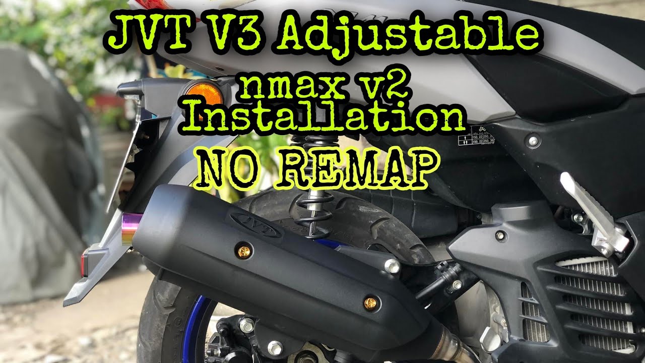 JVT V3 ADJUSTABLE NMAX V2 INSTALLATION SOUND TEST (NO REMAP)