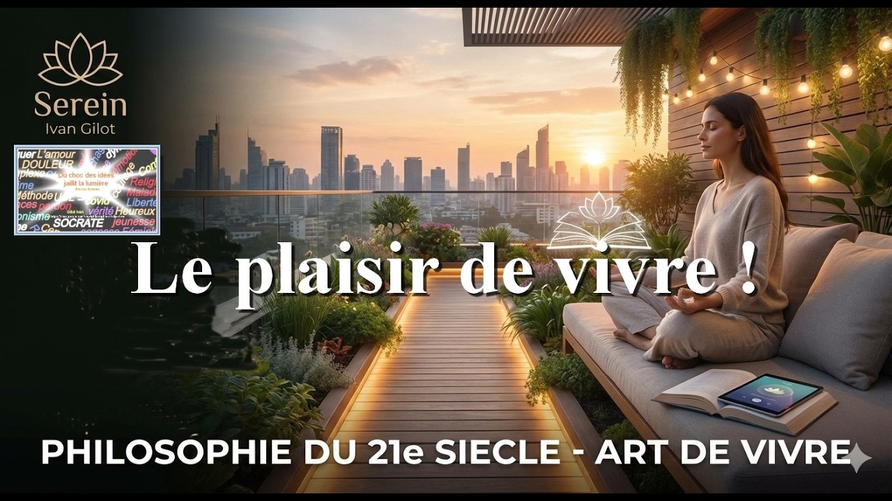 105. Le plaisir de vivre.      Philosophie pratique ; art de  vivre au 21e siècle