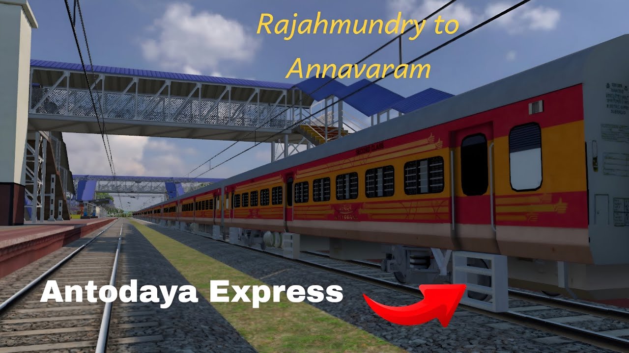 RAJAHMUNDRY TO ANNAVARAM Nonstop Train Journey 