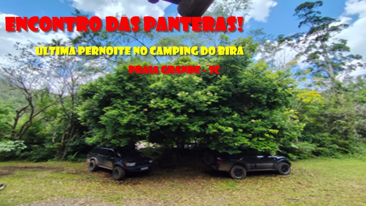 Ultimo pernoite no camping do Bira em Praia Grande SC