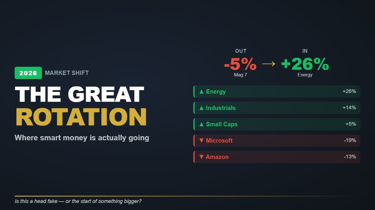 The Great Rotation: Where Smart Money Is Actually Going in 2026