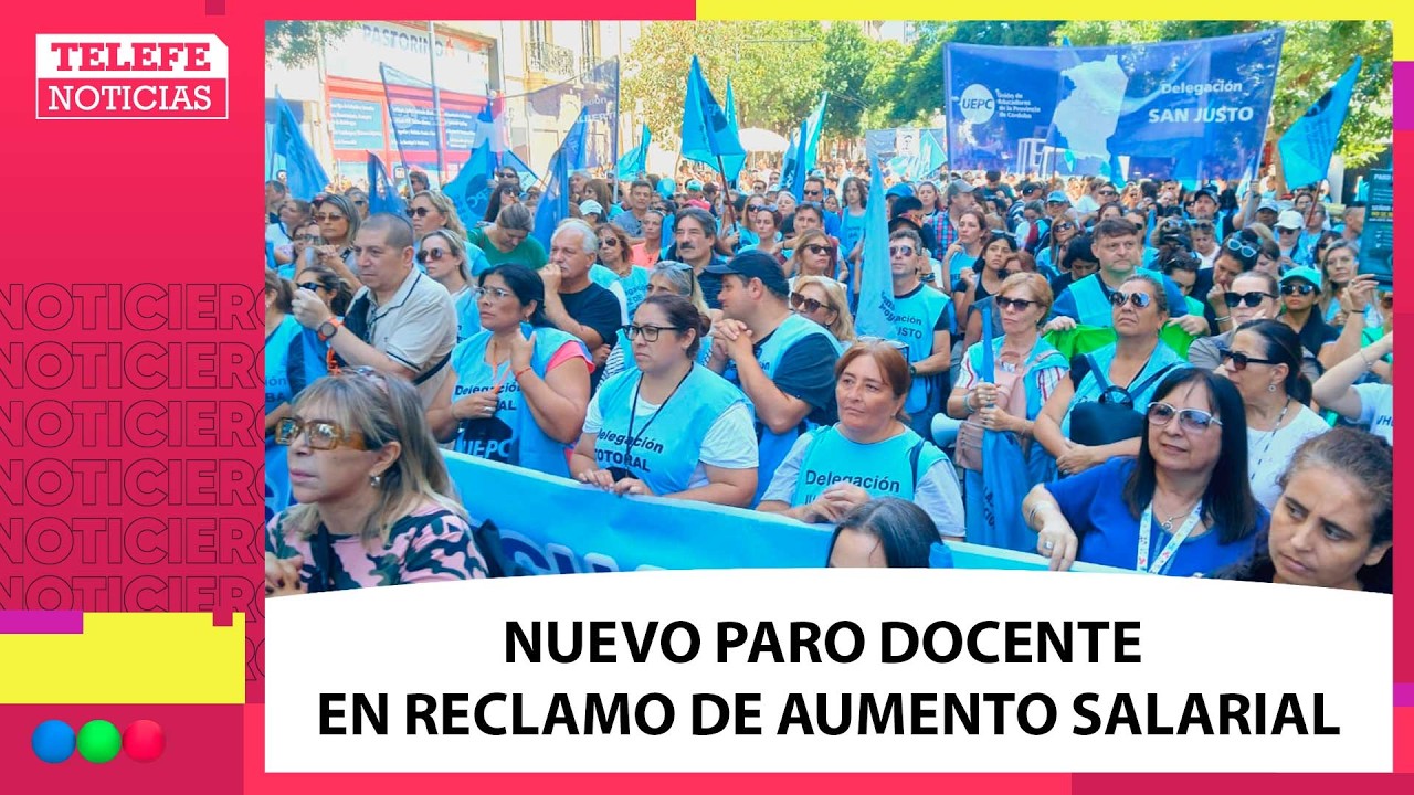Otro PARO DOCENTE luego de fracasar la negociación por AUMENTO SALARIAL