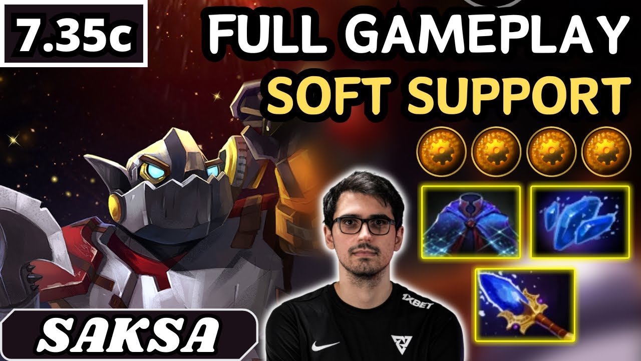 11700 AVG MMR - Saksa CLOCKWERK Soft Support Gameplay - Dota 2 Full Match Gameplay