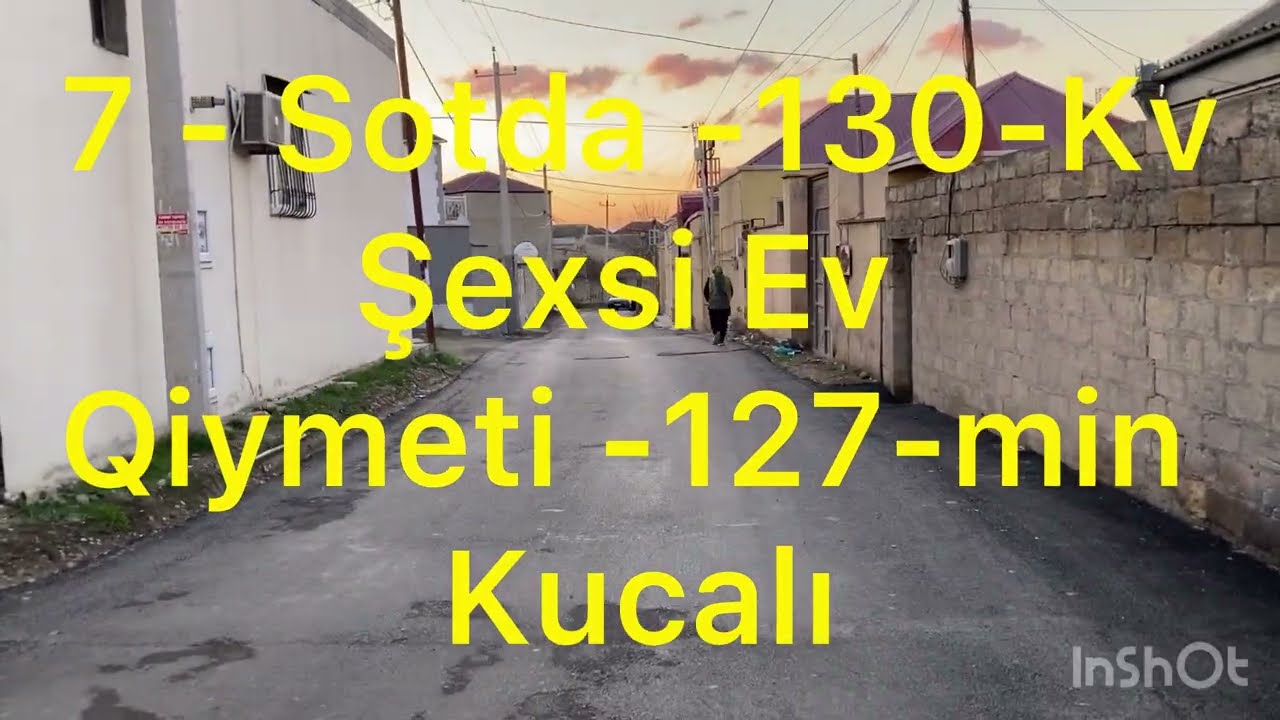 Masazırda yola yaxın  -7 sotda 130-kv şexsi menzil  kupca -055-247-00-90-050-386-86-87