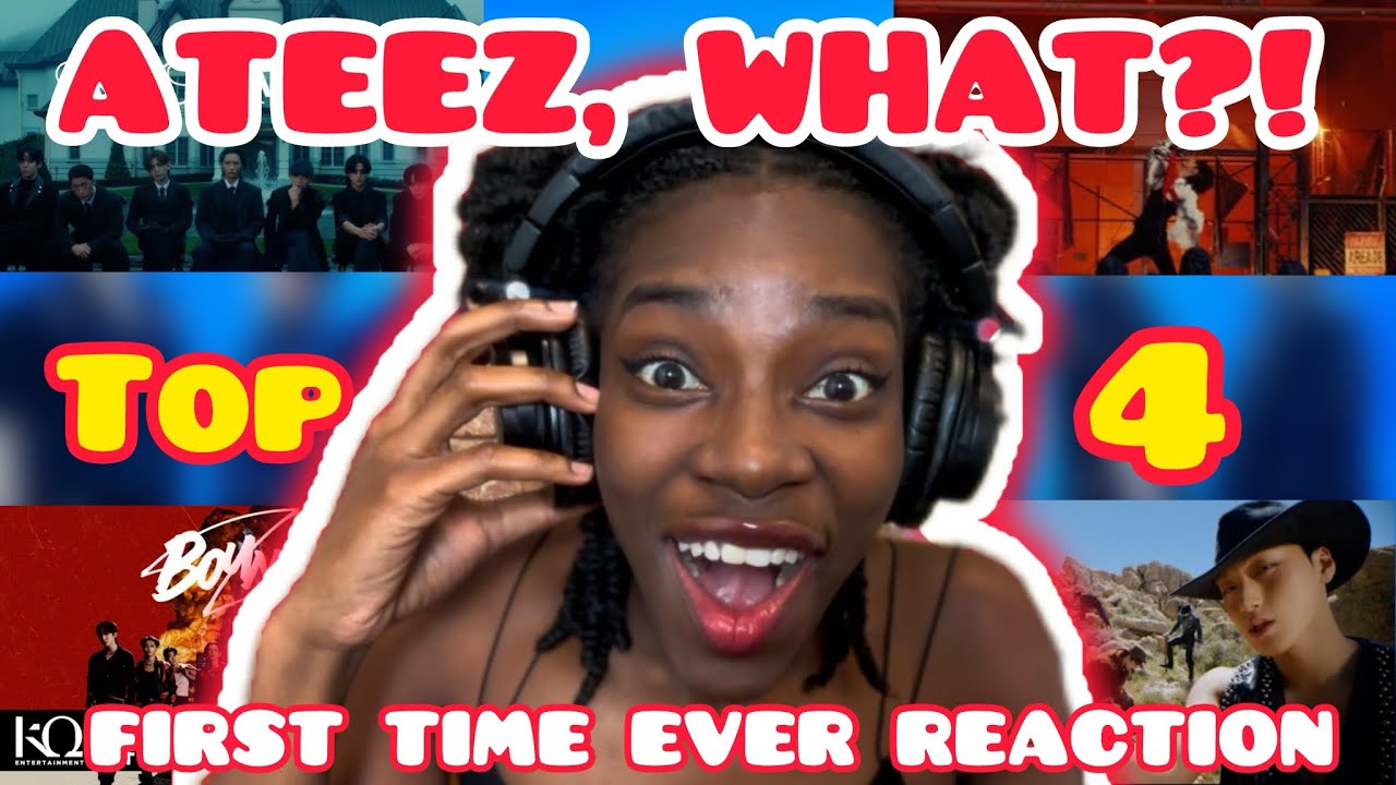 ATEEZ REACTION | Top 4 Music Videos
