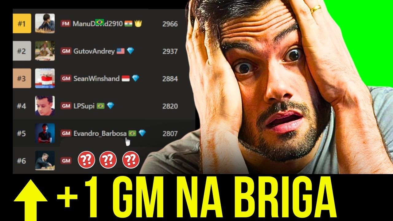 Mais um GM entrou na briga pelo Top 3 do mundo!!
