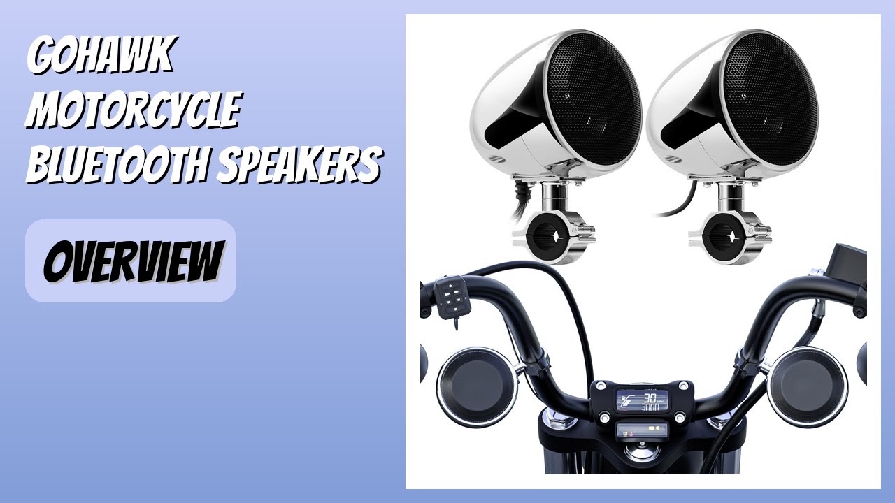 REVIEW (2026): GoHawk Motorcycle Bluetooth Speakers. Features