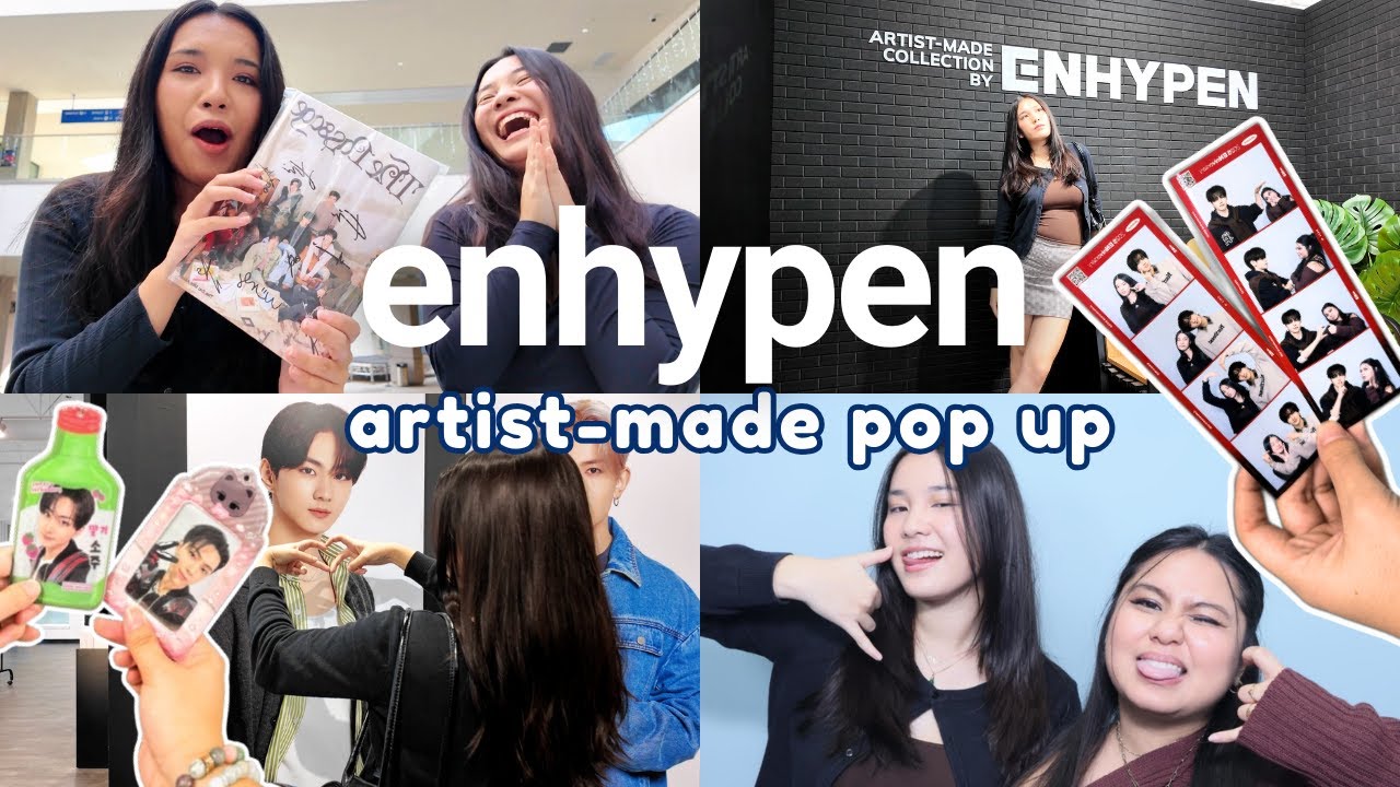 ENHYPEN ARTIST-MADE LA POP UP + SIGNED AHOF ALBUM SURPRISE?!