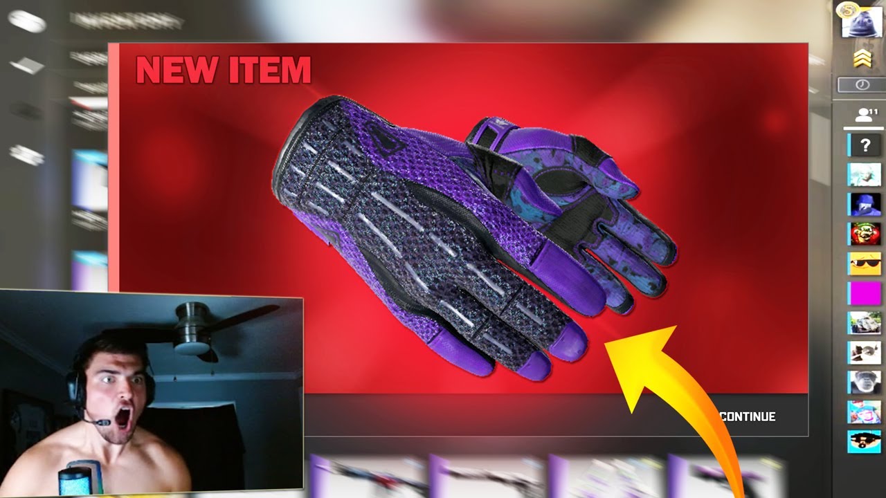 He unboxed a RARE Pandora's Box GLOVES..