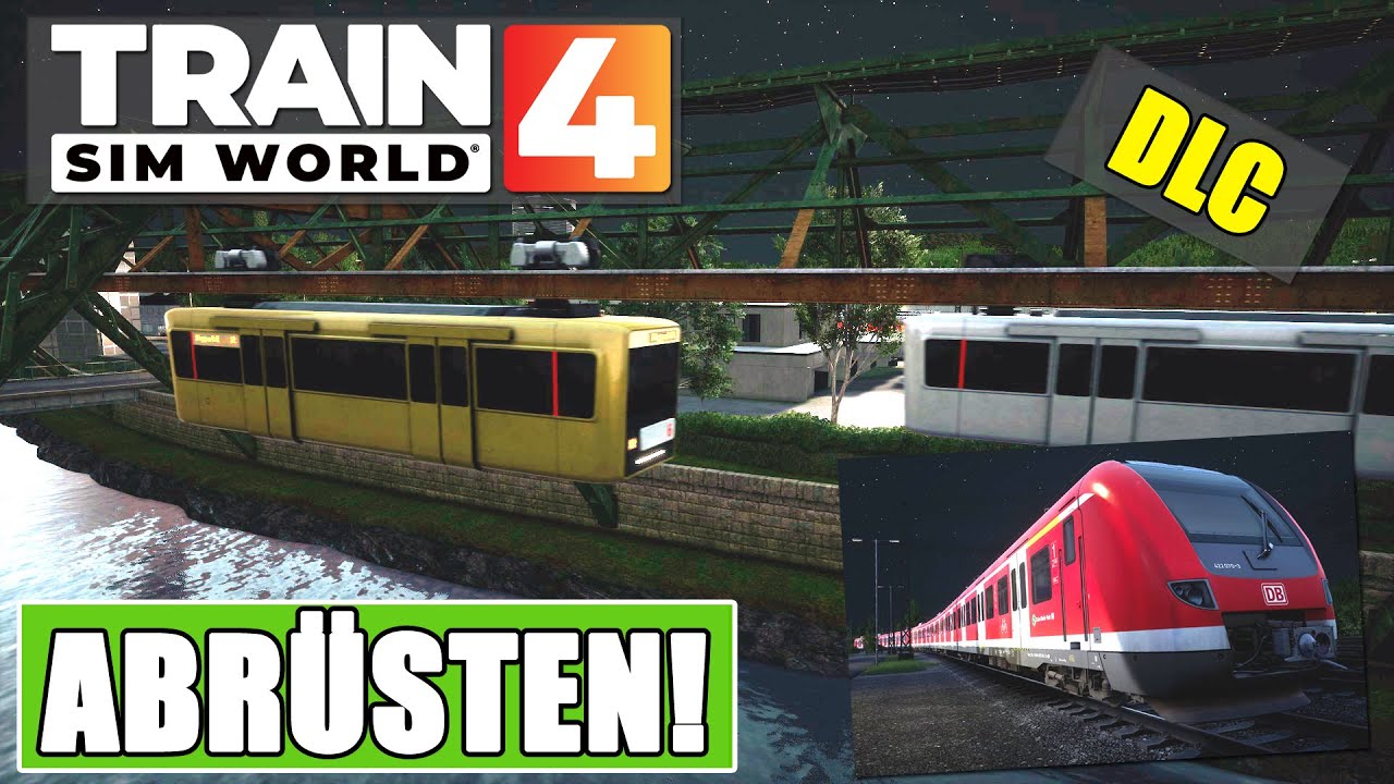 Train Sim World 4 | SCHWEBEBAHN Wuppertal bei NACHT | BR 422 | TSW 4 | Gameplay [Deutsch]