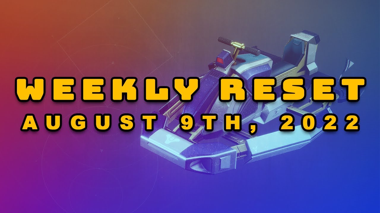 Destiny 2 | Go-Kart Sparrow For SALE! Nightfall Rewards & More! Weekly Reset Guide August 9th, 2022