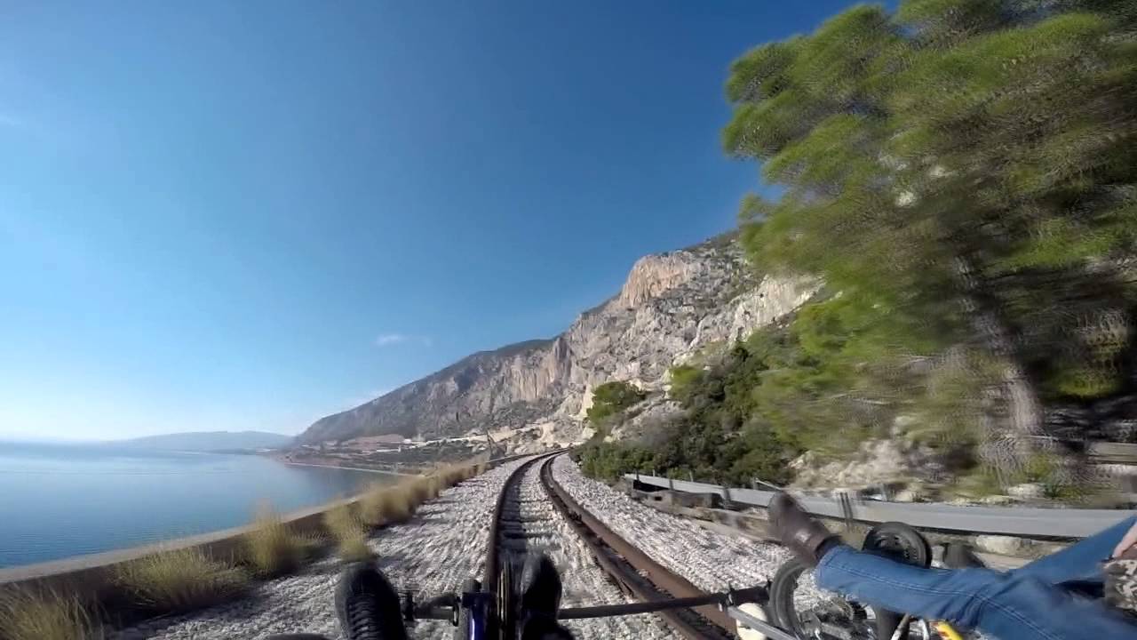 Railbiking in Greece