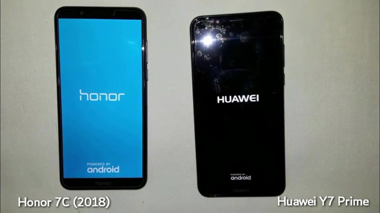 Huawei Y7 Prime (2018) vs Honor 7C (2018) Speed Test