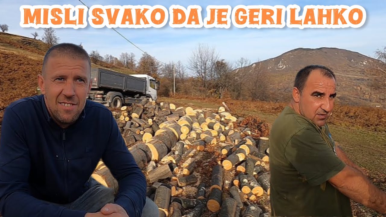 GERA radi punom parom, idu drva i u zimskim danima! Nema odmora, ne smije da fali kad Gera navali!