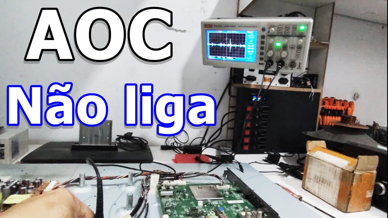 AOC LE39D0330 NÃO LIGA - Vídeo N°212