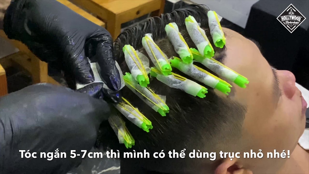 Uốn phồng tóc nam | Hollywood Barber Shop