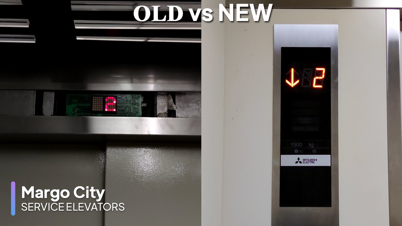 OLD vs NEW Freight Elevators - Margo City, Depok